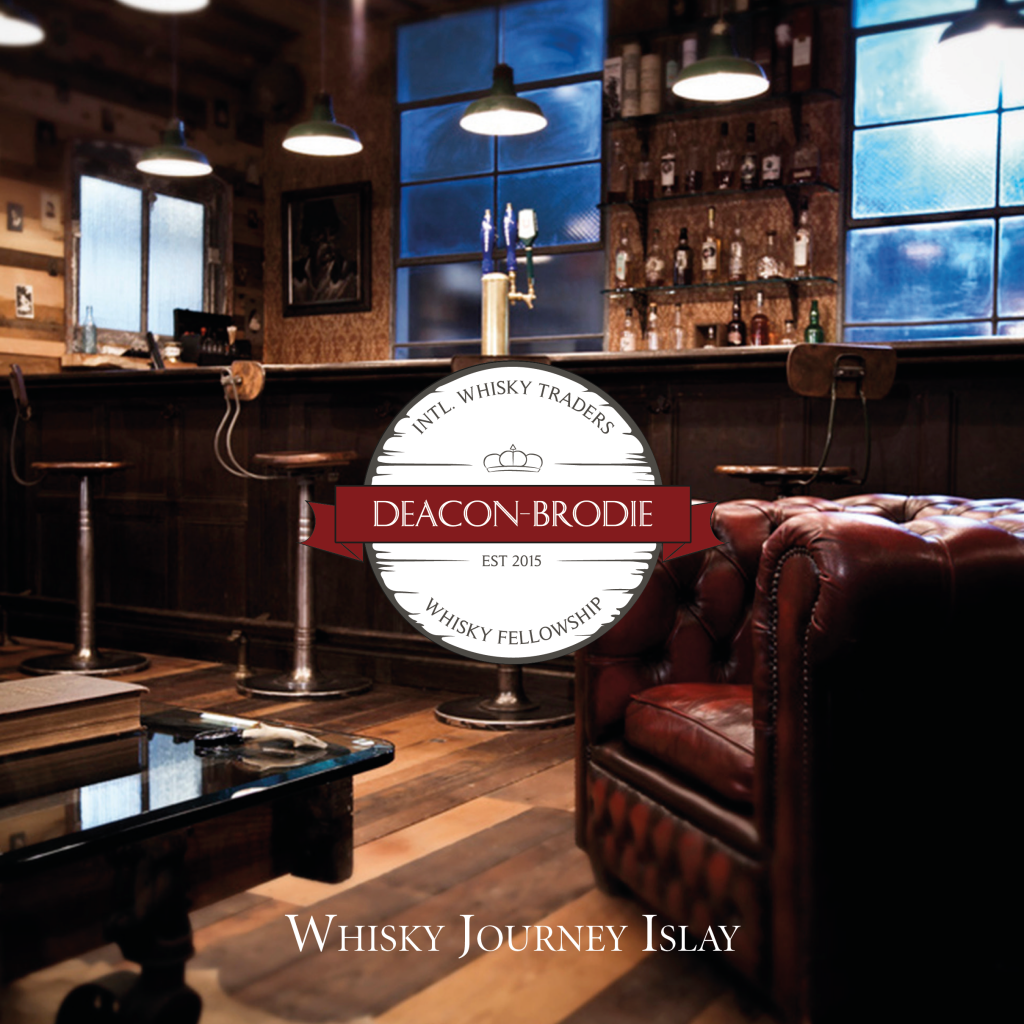 Omslag van de Deacon Brodie whisky Journey Islay